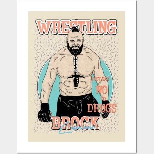 Artwork Brock Lesnar Aesthetic Wrestling Posters and Art